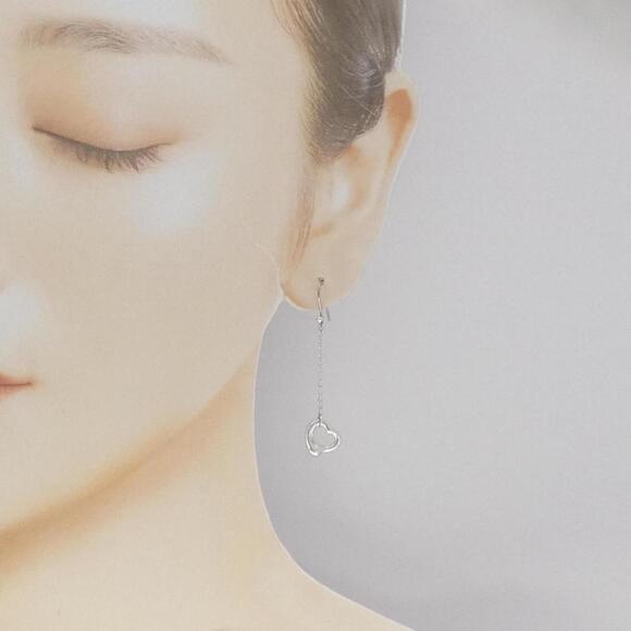 TIFFANY Silver Heart Earrings - Picture 4 of 4